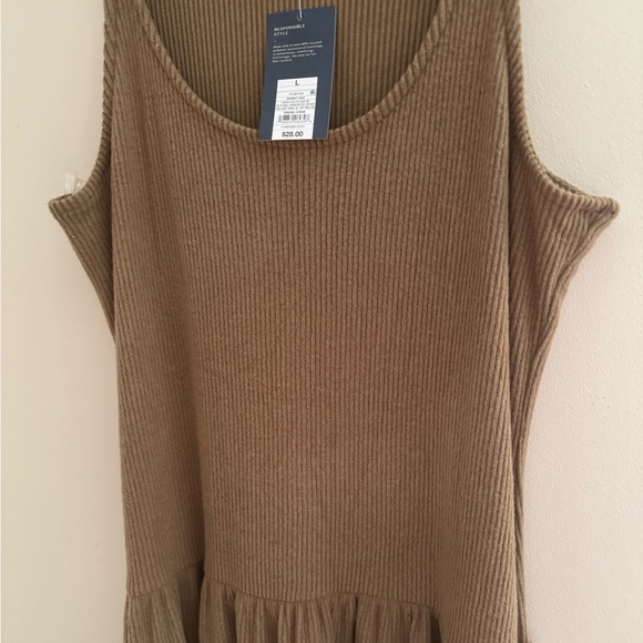 Universal Thread Women’s Drop Waist Ribbed Knit Midi Dress NWT Multiple Sizes - Picture 7 of 7